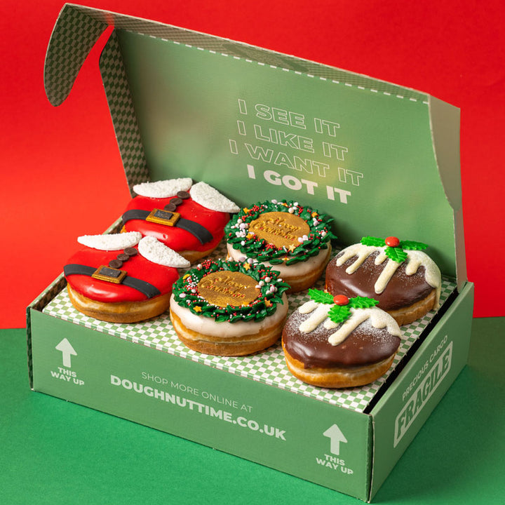 Confezione regalo di ciambelle "Santa&