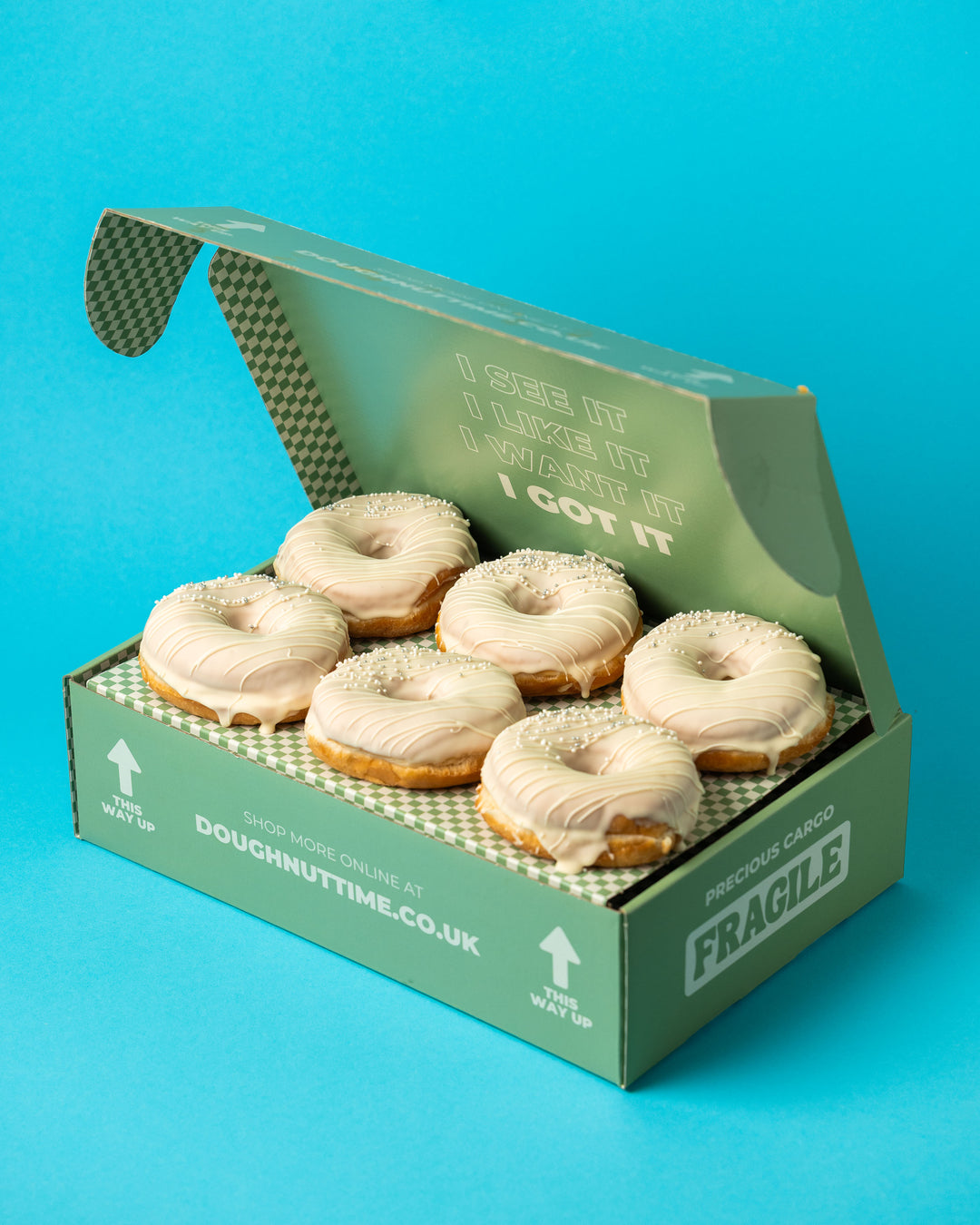 "Something White" wedding donut gift box (VG)