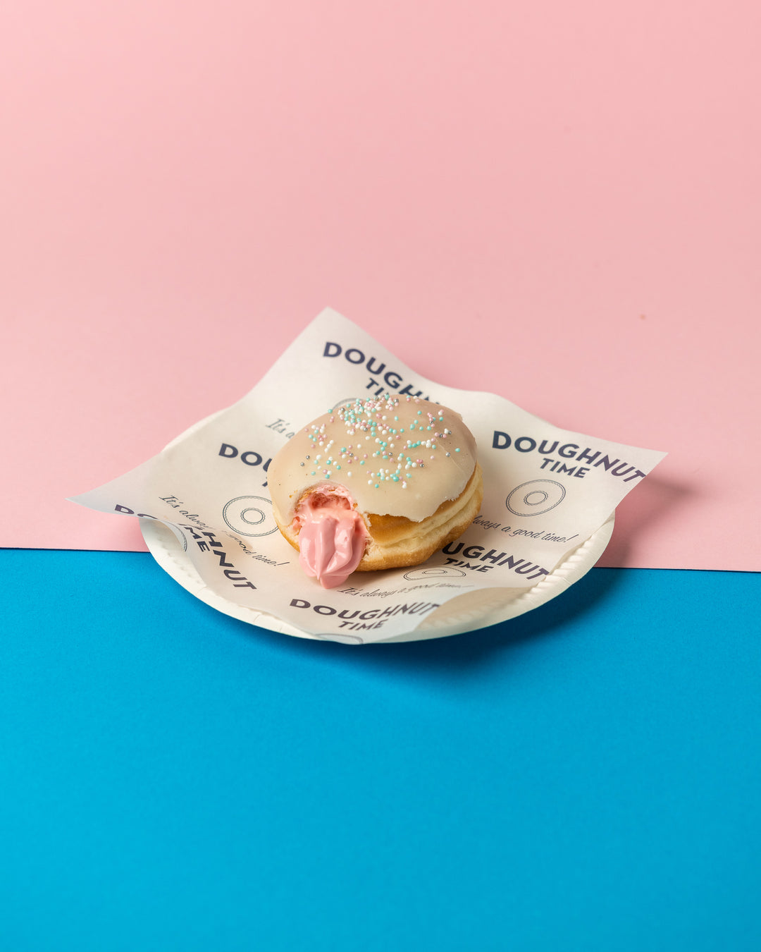 Gender Reveal Mini Doughnut Gift Box (vegan)
