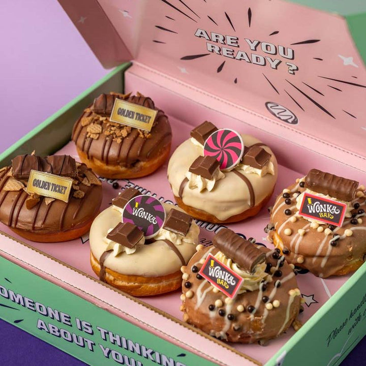 Caja de regalo de donut "Willy Wonka Special"