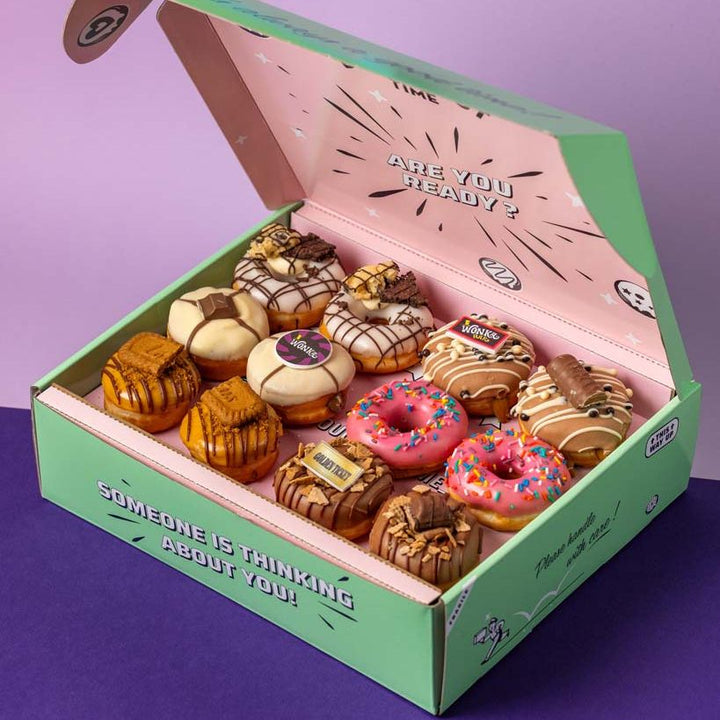 "Confezione regalo di mini ciambelle "I preferiti di Wonka