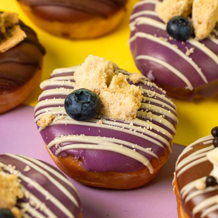 "Caja de regalo mini donuts "Llenos de amor